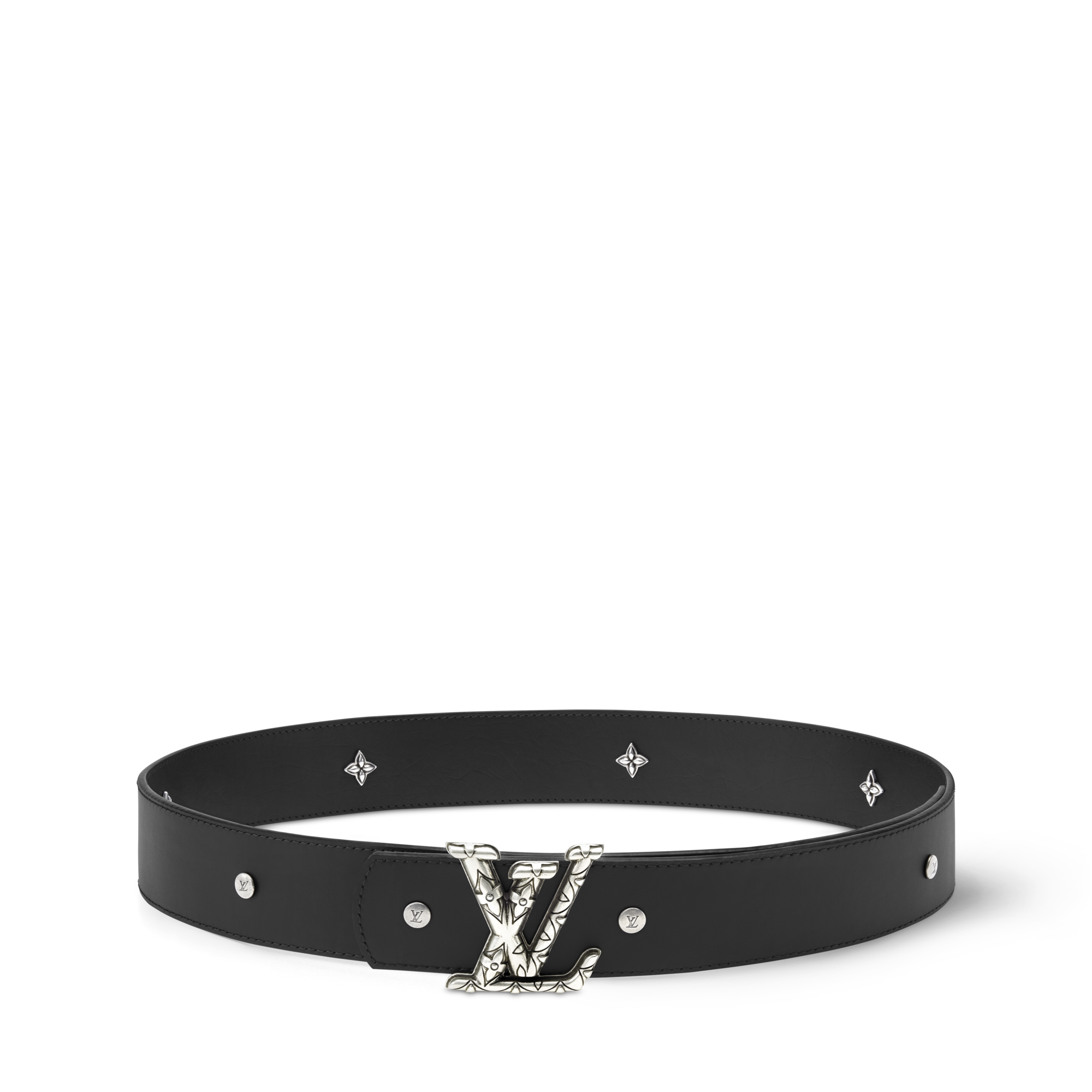 LV Dimension Drift Flower Studs 40mm Reversible Belt - Men